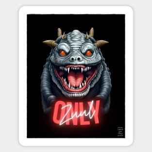 Ghostbusters Zuul Demon Terror Dog Sticker